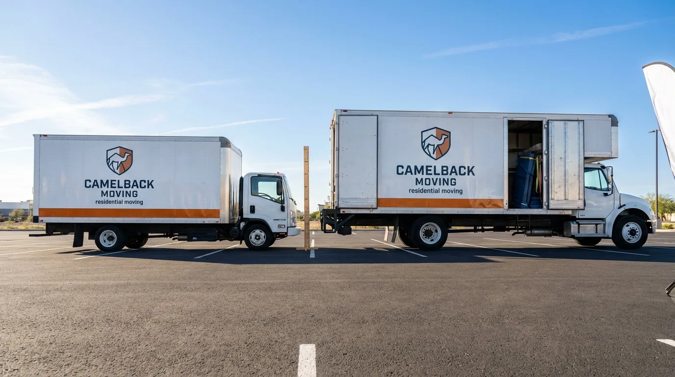 Moving truck size capacity guide in Saratoga Springs